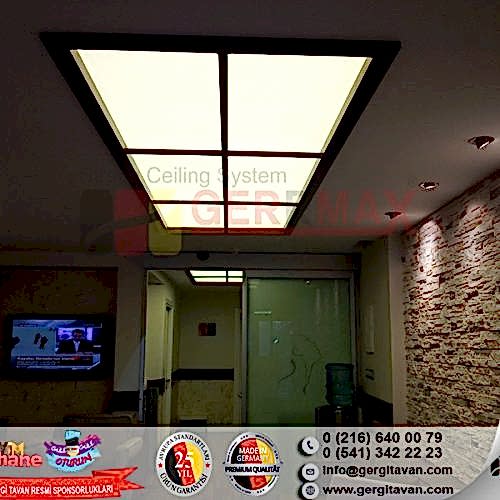 Işıklı Doku Gergi Tavan