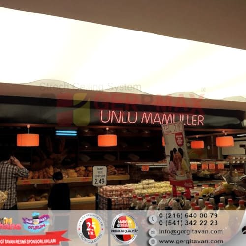 Işıklı Doku Gergi Tavan