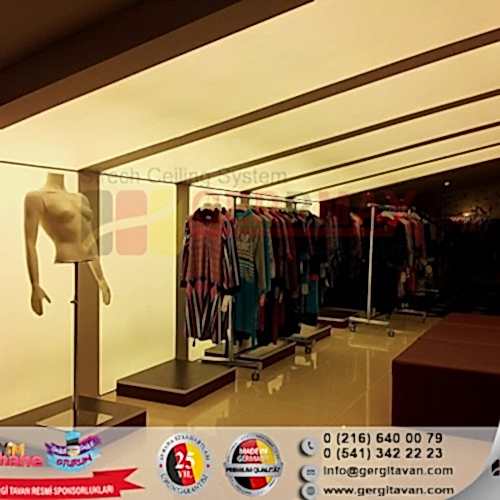 Işıklı Doku Gergi Tavan