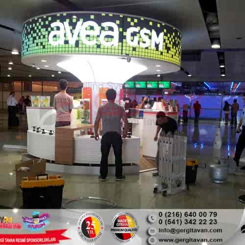 Avea Sabiha Gökçen Havalimanı Gergi Tavan Projesi