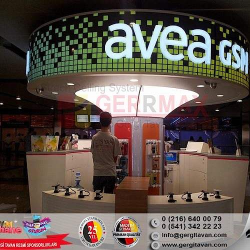 Avea Sabiha Gökçen Havalimanı Gergi Tavan Projesi
