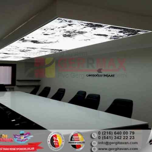 Çavuşoğlu İnşaat İstanbul Işıklı Gergi Tavan Projesi