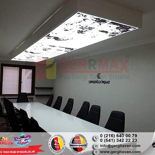 Çavuşoğlu İnşaat İstanbul Işıklı Gergi Tavan Projesi