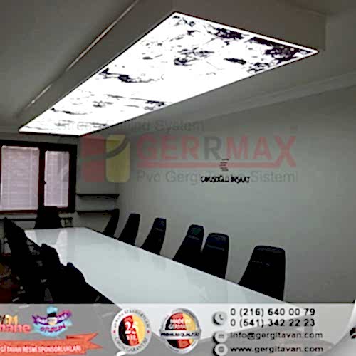 Çavuşoğlu İnşaat İstanbul Işıklı Gergi Tavan Projesi