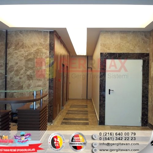 İstanbul Bahçelievler Gönen Otel Gergi Tavan Projesi