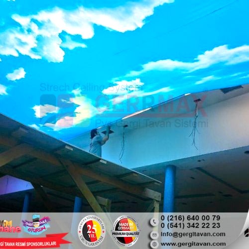 Ramada Otel Azerbaycan Işıklı Gergi Tavan Projesi