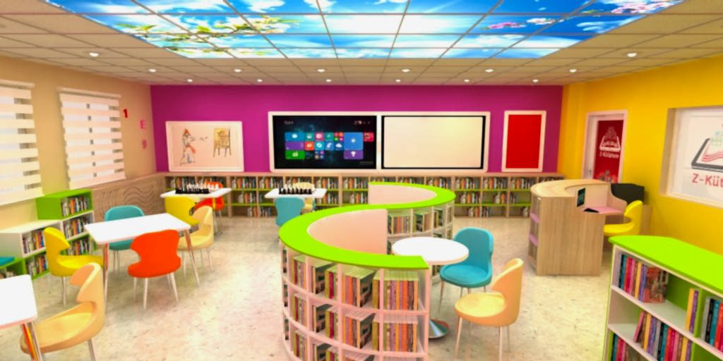 Z Kütüphane Gergi Tavan 6